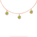 Peridot Dew Drop Necklace