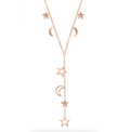 Star and Moon Starry Night Necklace